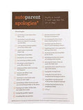 Egg2Cake Autoparent Apologies Checklist Notepad - A Gifted Solution