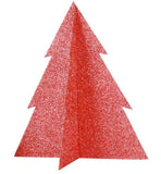 Red Glitter Christmas Tree