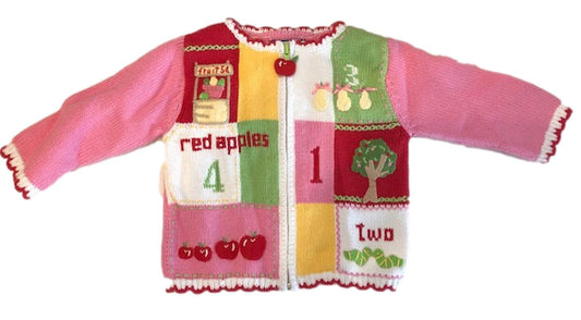 Hartstrings Fruit Baby Cardigan 12 mo - A Gifted Solution