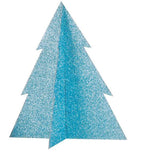 Blue Glitter Christmas Tree