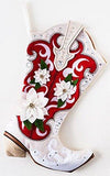 180 Degrees Red Cowgirl Boot Christmas Stocking