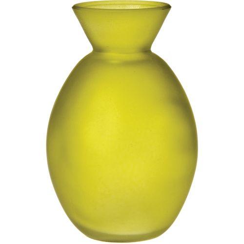 Frosted Glass Colored Oval Bud Vase - A Gifted Solution