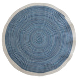Light Blue Lurex Round Placemats (Set/2) - A Gifted Solution