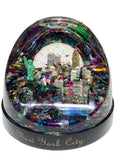 New York City Snowglobe Pen Holder with Twin Towers and Statue of Liberty