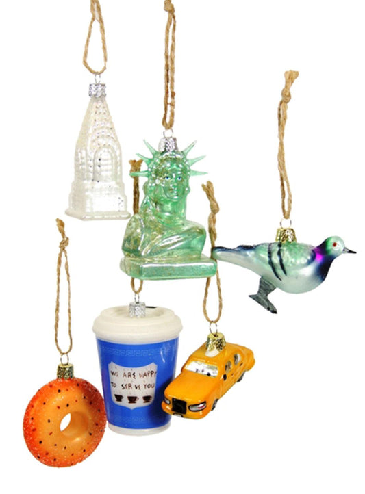 New York City Icon Miniature Ornaments