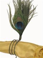 Peacock Feather Napkin Ring