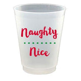 Naughty Nice Plastic Cups