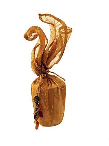 Two's Company Votive Candleholder Wrapped in Organza - A Gifted Solution