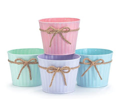 Pastel Colors Spring Pots Set/4 - A Gifted Solution