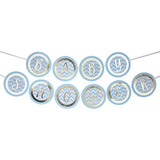 Neviti Pattern Works Blue Baby Shower Garland - A Gifted Solution