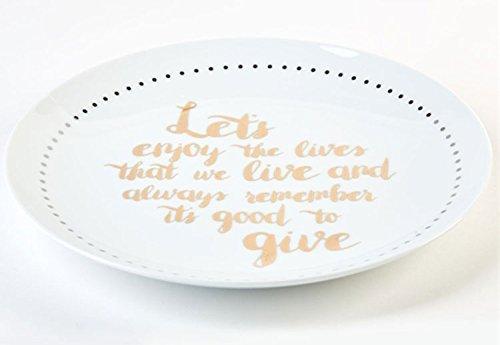 Two's Company Play It Foward Giving Plate (Good to Give)