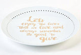 Play it Forward Giving Plate