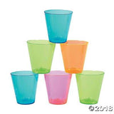 Neon Color Plastic Shot Glasses (60 ct) - A Gifted Solution