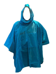 Iridescent Packable Cowl Neck Rain Poncho - A Gifted Solution