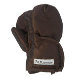 7 A.M. Brown Baby Mittens