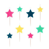 Multi Color Stars Candles - A Gifted Solution