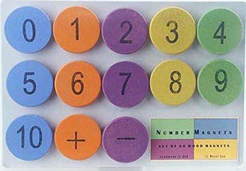 Handpainted Wooden Numbers Magnets (Set/26) - A Gifted Solution