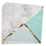 Mint Color Block Marble Paper Luncheon Napkins - A Gifted Solution