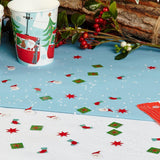 Retro Christmas Festive Fun Santa Claus Confetti