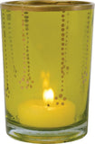 Gilded Color Glass Tealight Candle Holder - A Gifted Solution