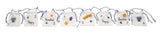 Embroidered Canvas 8 Day Pouches Hanukkah Banner - A Gifted Solution