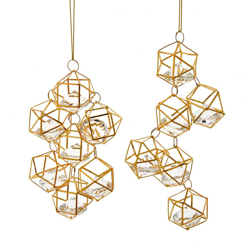 Gold Wire Modern Hanging Ornaments