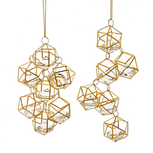 Gold Wire Modern Hanging Ornaments