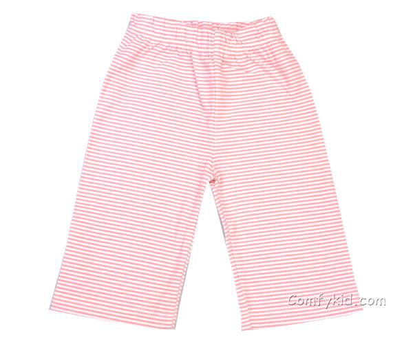 Zutano Pink Candy Stripe Leggings 6-12 months