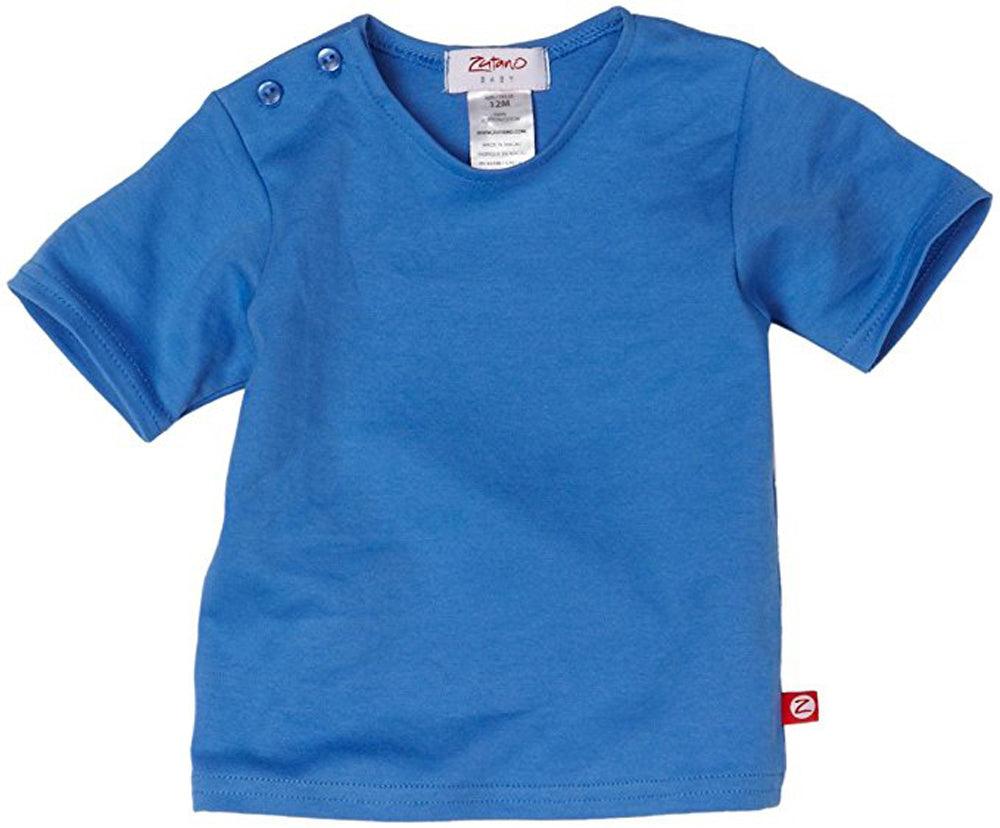 Zutano Periwinkle Short Sleeve Tee Shirt 6-12 months