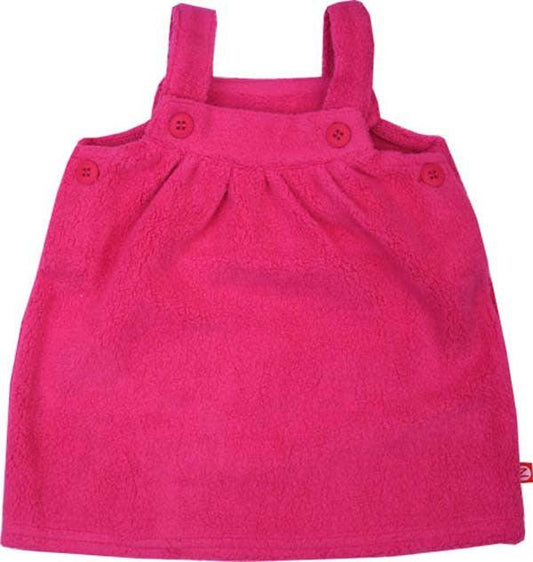 Zutano Fuchsia Fleece Baby Jumper Dress - A Gifted Solution